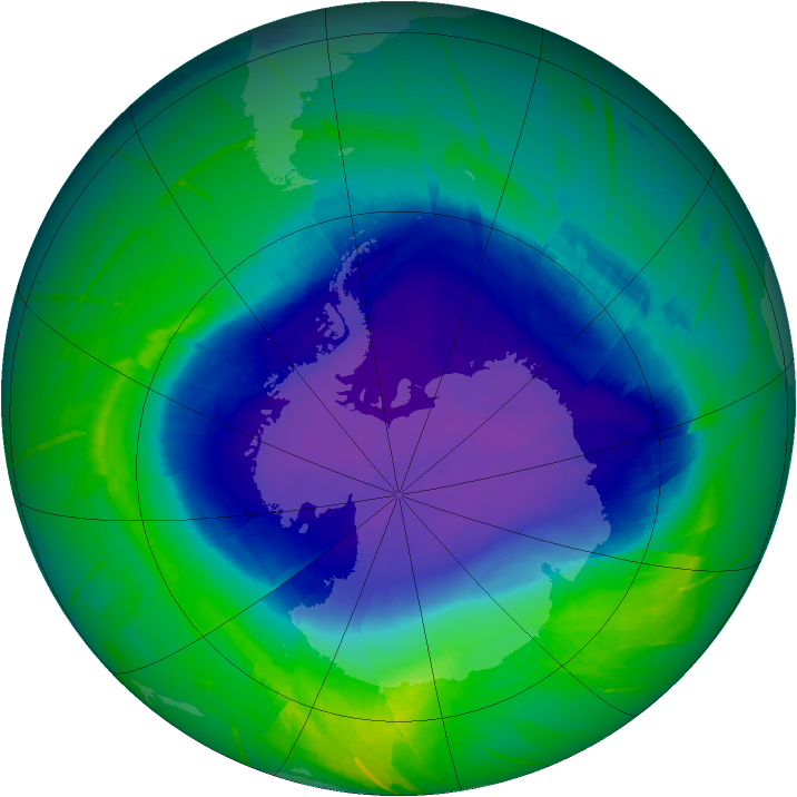 Ozone Map 2010-10-14
